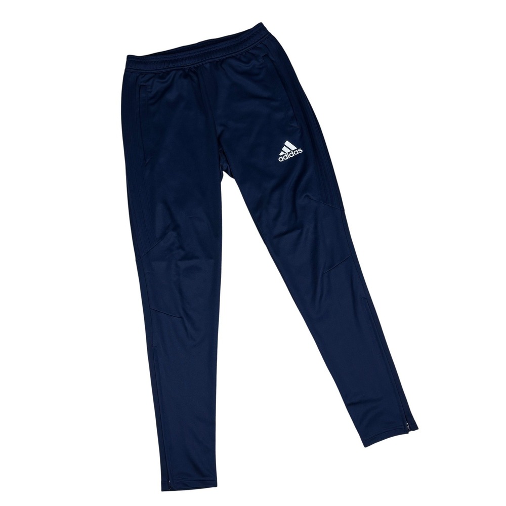 Adidas ClimaCool Track Pants Mens Small‎ Blue Tapered Training Joggers Zip Ankle